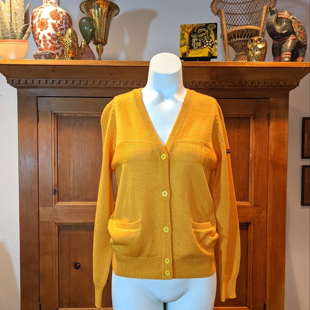 VTG Tracy Austin Tennis Cardigan 1980's